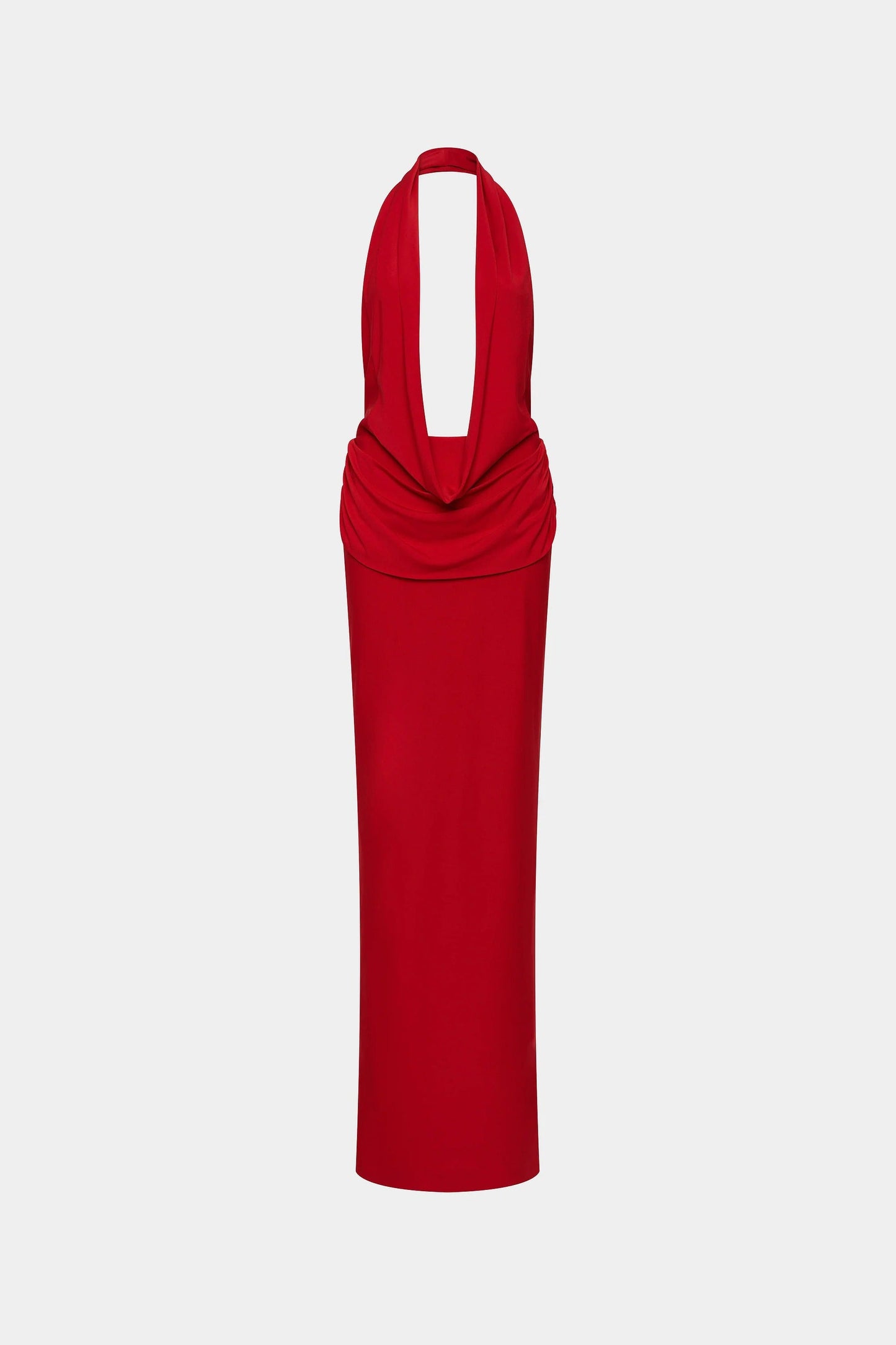 Misha Vanessa Jersey Maxi Dress - Cherry