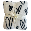 Local Beach Love Collection Heart Luxe Home Blanket