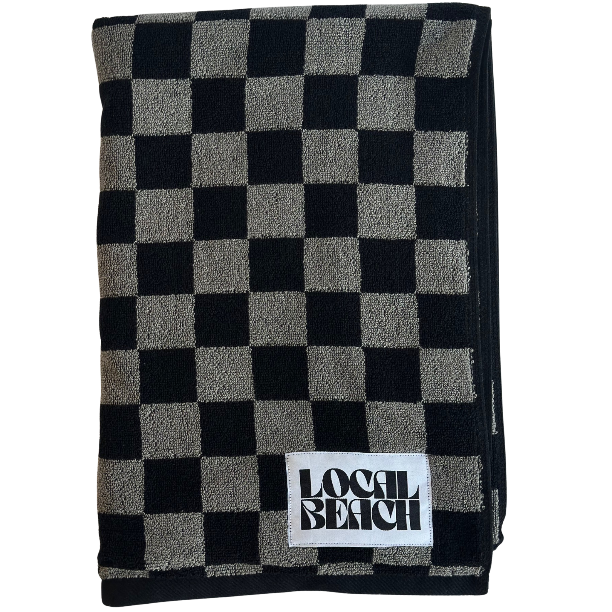 Checker Beach & Bath Towel