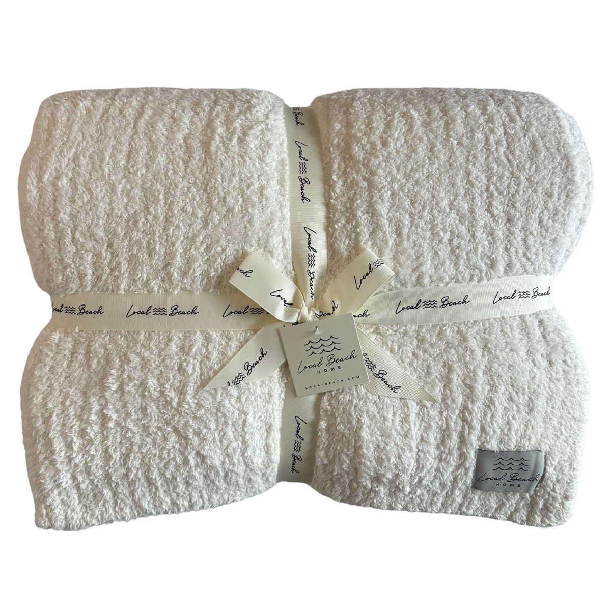 King Size Solid Ribbed Luxe Cozy Family Blanket