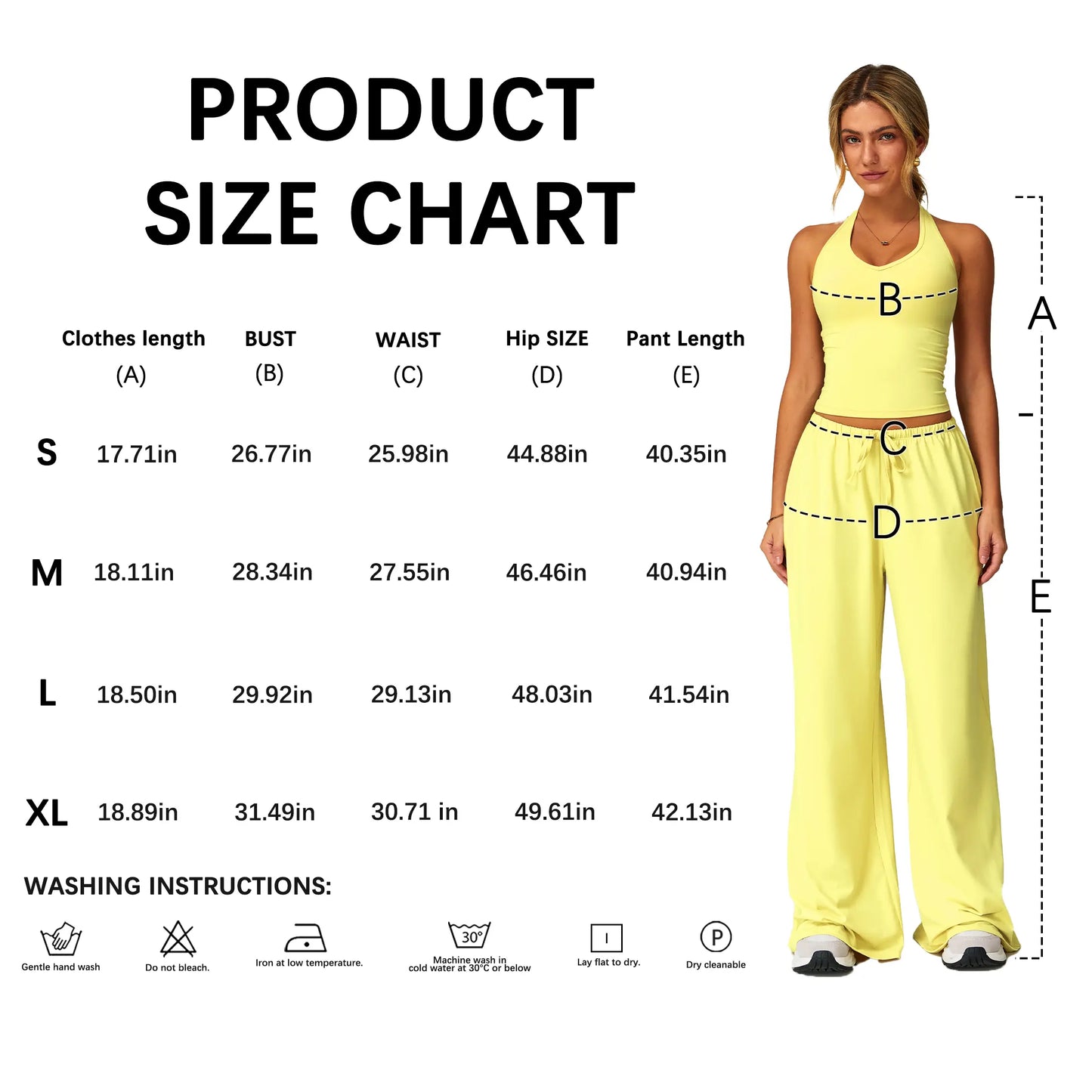 NVWA Women's Summer V Neck Top & Wide Leg Pants Set