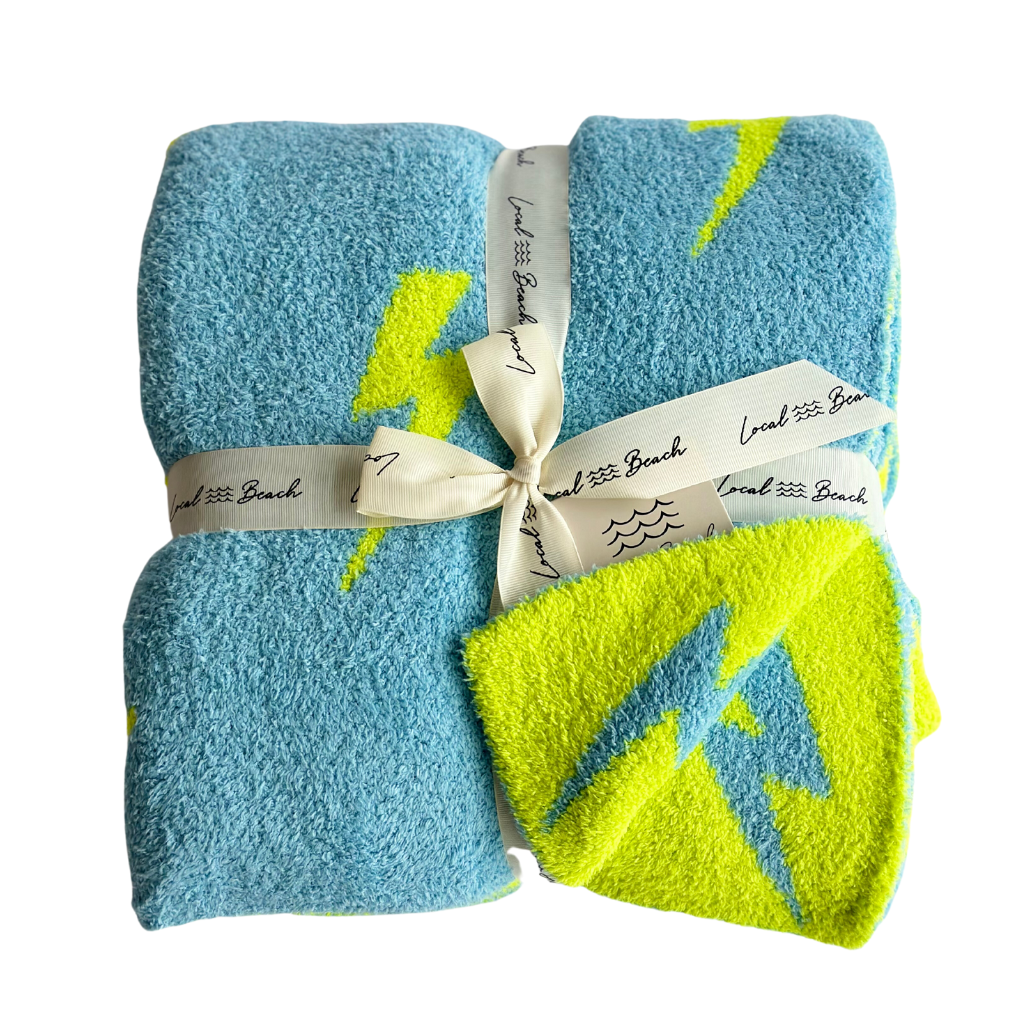 Baby Lightning Bolt Luxe Blanket