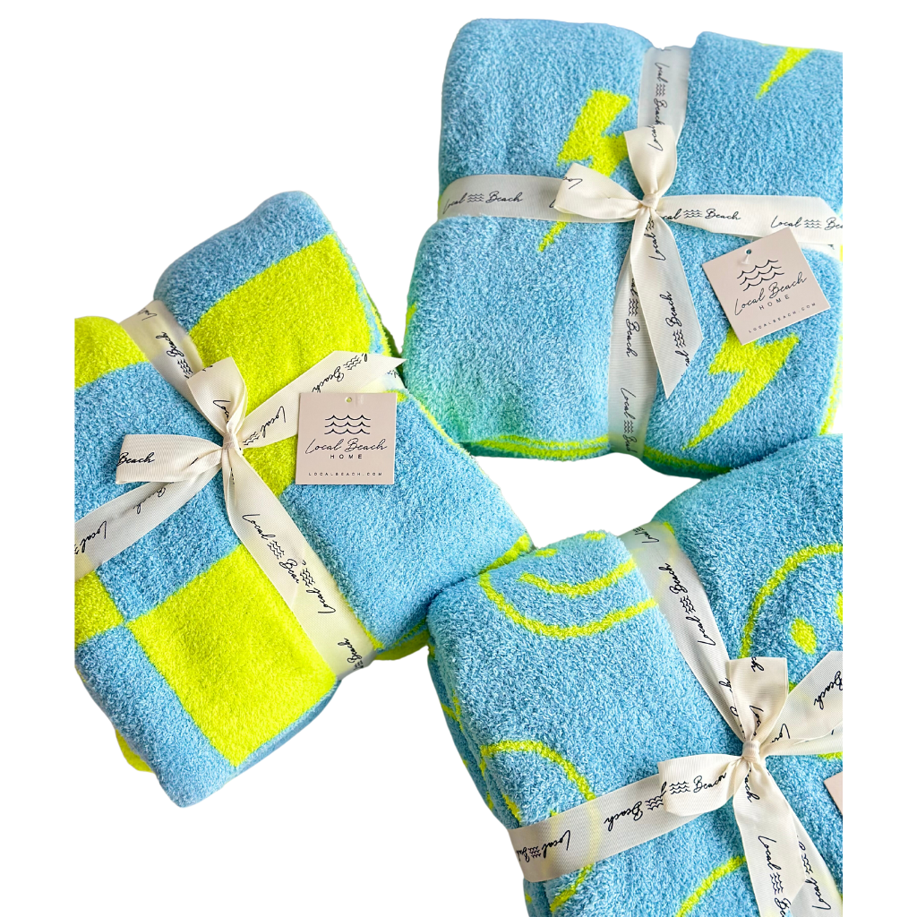 Lightning Bolt Luxe Home Blanket