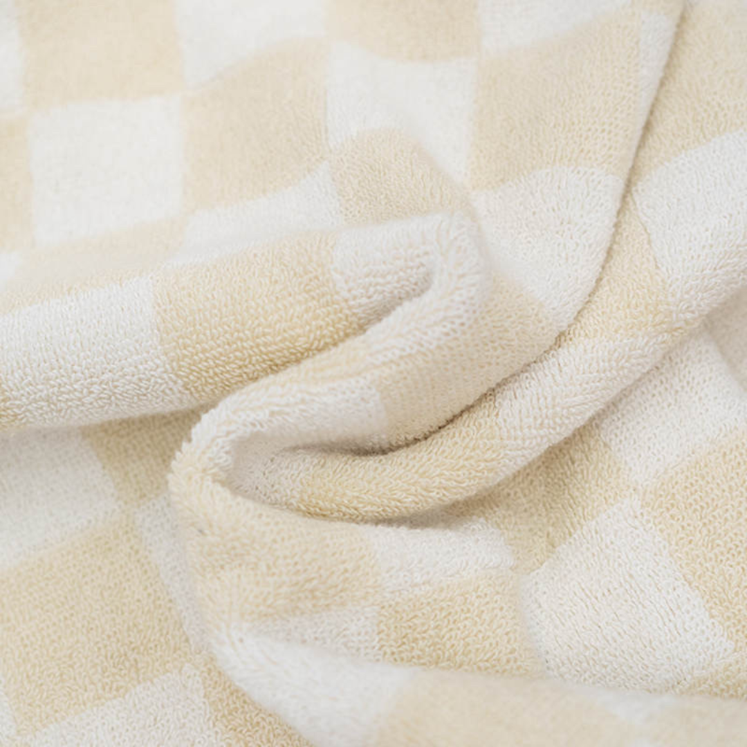 Checker Beach & Bath Towel