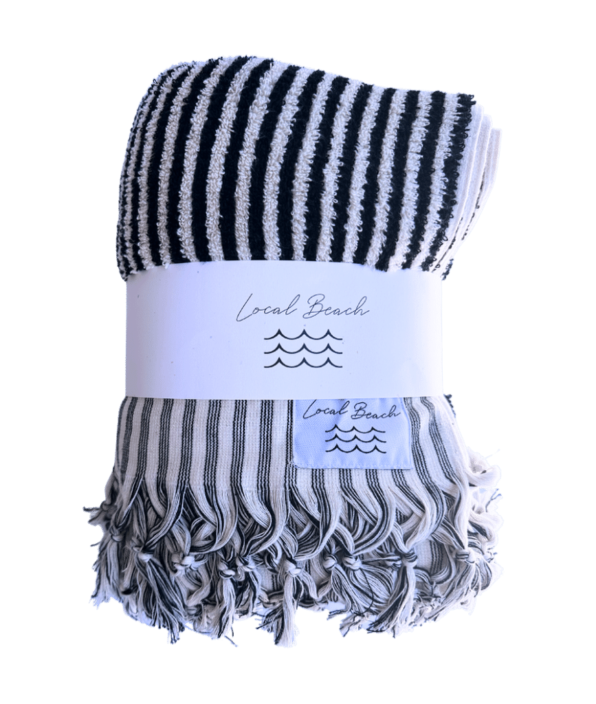 Riviera Stripe Pool Towel