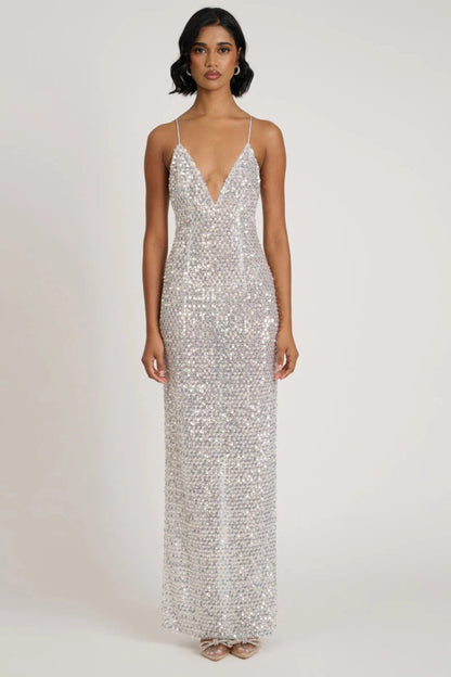 Mevia Gown - Silver