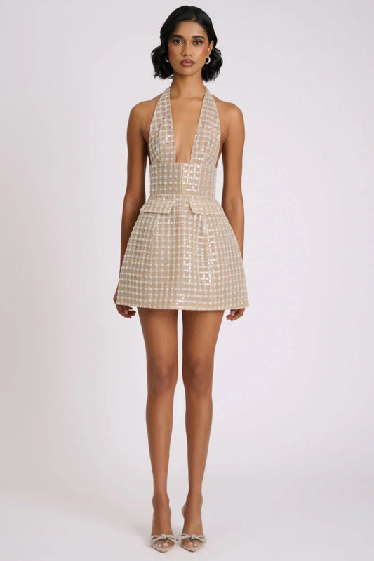 Roberta Dress - Beige
