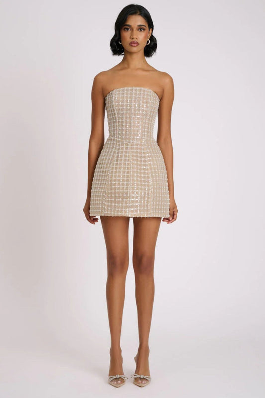 Serafina Dress - Beige