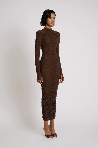 Melissa Dress - Chocolate