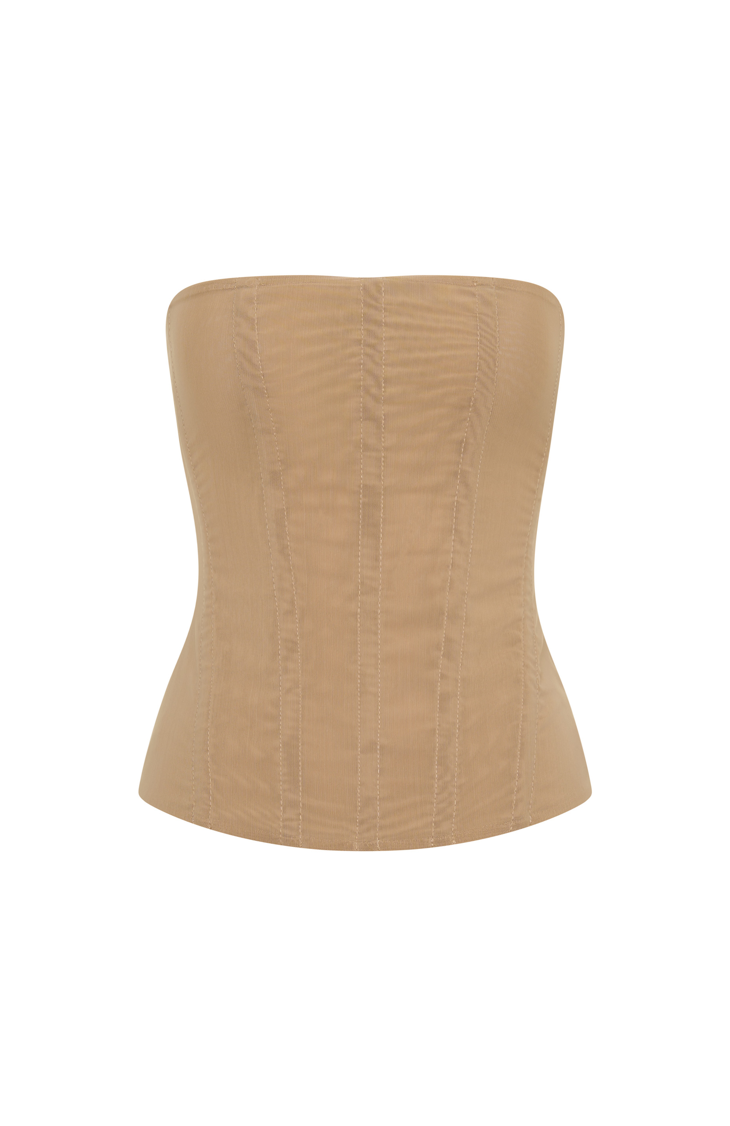 Tell Me A Secret Strapless Bustier Nude